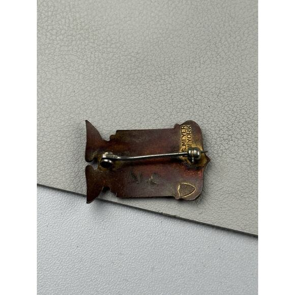 WWII US Army Air Corps Vintage Pin 18th Fighter Wing - Picture 4 of 6